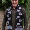 Black Oh 'Eck Knitted Beanie Hat OR Scarf - Image 4