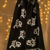 Black Oh 'Eck Knitted Beanie Hat OR Scarf - Image 5