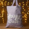Happy Days Pastel Tote Shopper Bag - Limited Edition! - Image 3