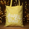 Happy Days Pastel Tote Shopper Bag - Limited Edition!
