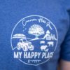 My Happy Place Organic Cotton Tee-Shirt - Adults Unisex - Image 2