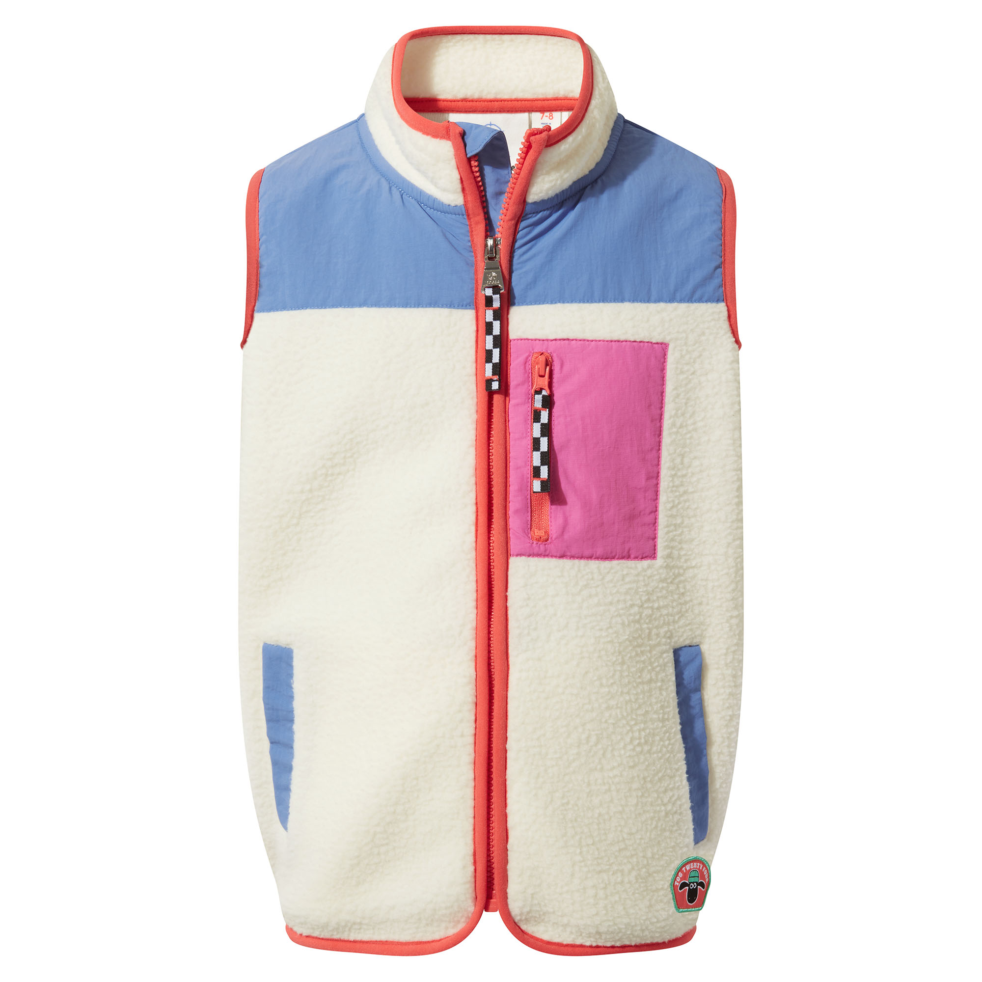 TOG24 Damara Kids Shaun the Sheep Sherpa Gilet - Image 6