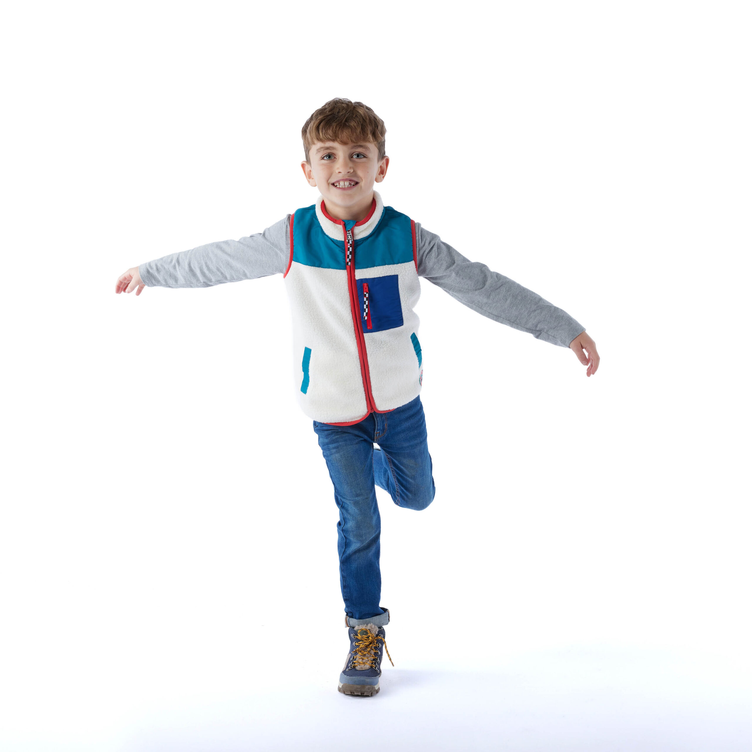 TOG24 Damara Kids Shaun the Sheep Sherpa Gilet