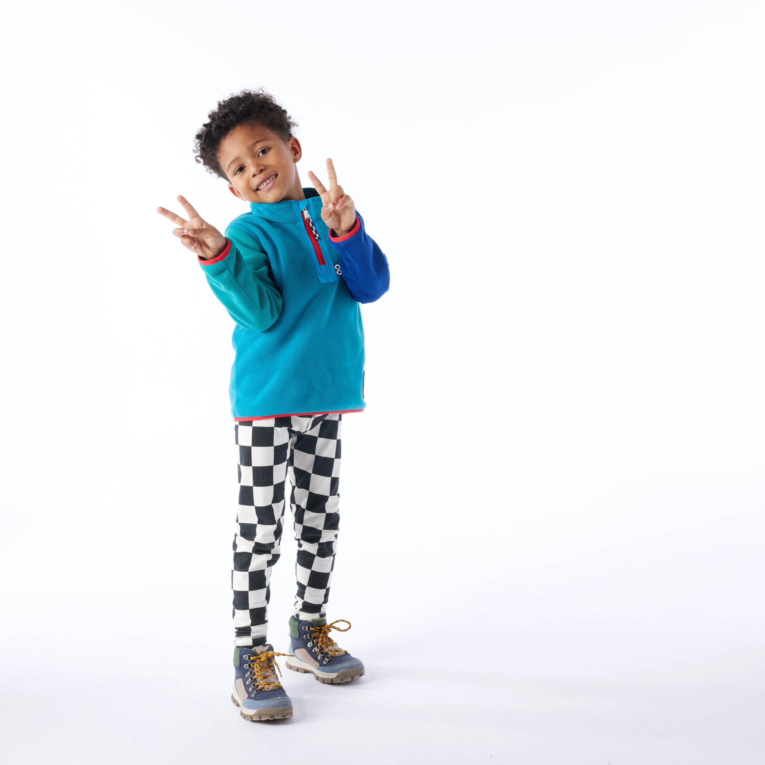 TOG24 Texel Kids Shaun the Sheep Fleece Zip Neck - Image 4