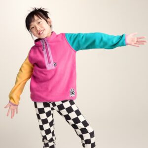 TOG24 Texel Kids Shaun the Sheep Fleece Zip Neck