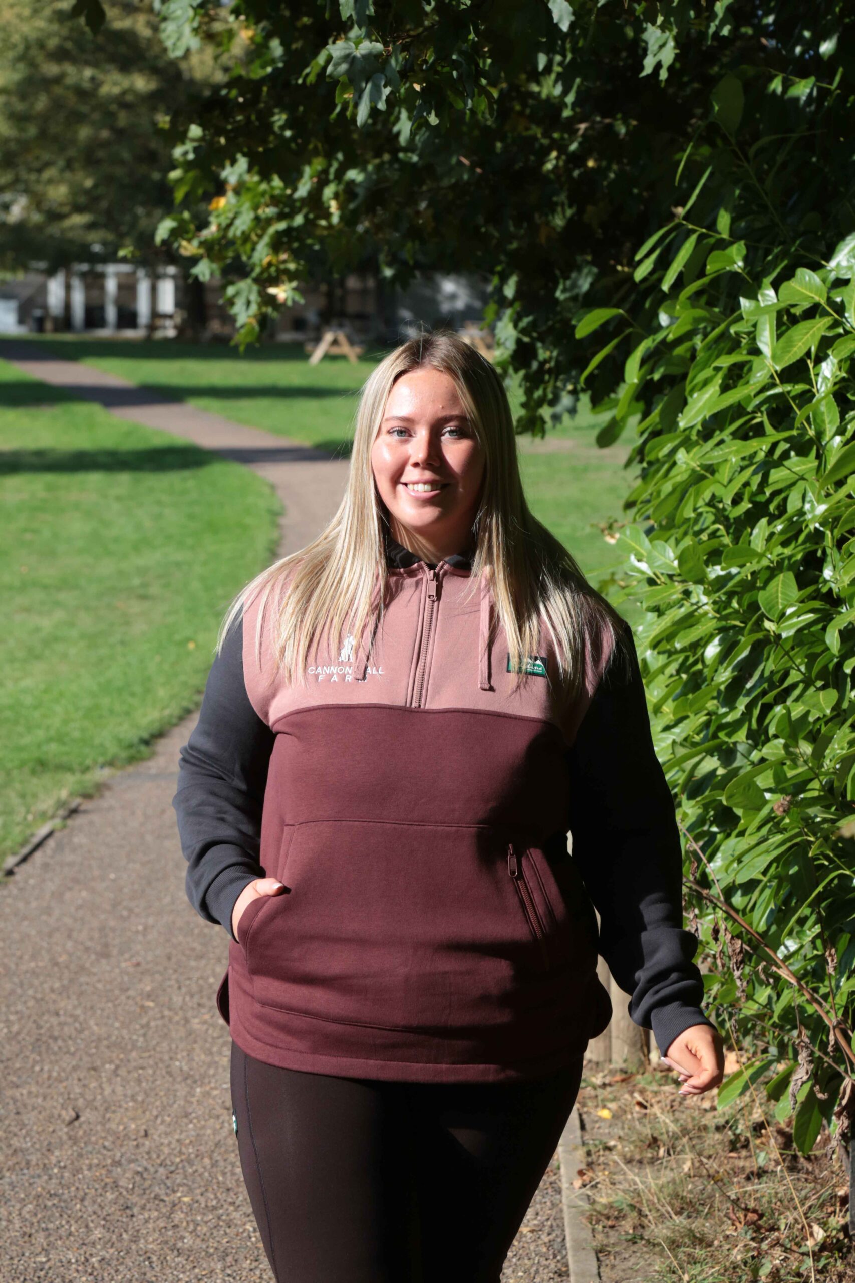 CHF x Ridgeline Ladies Tribe Hoodie Tri Colour Oxblood